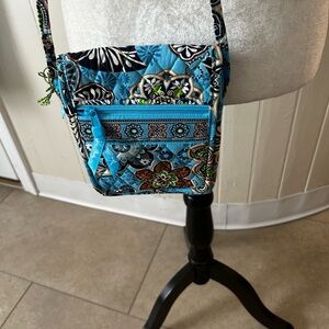 New Vera Bradley Mini Hipster Crossbody Bag -Bali Blue
